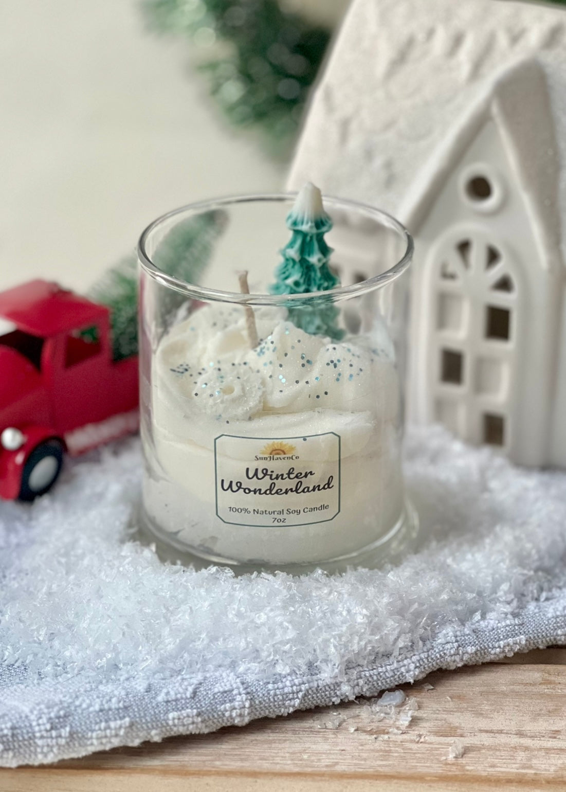 Winter Wonderland Dessert Christmas Candle - SunHavenCo