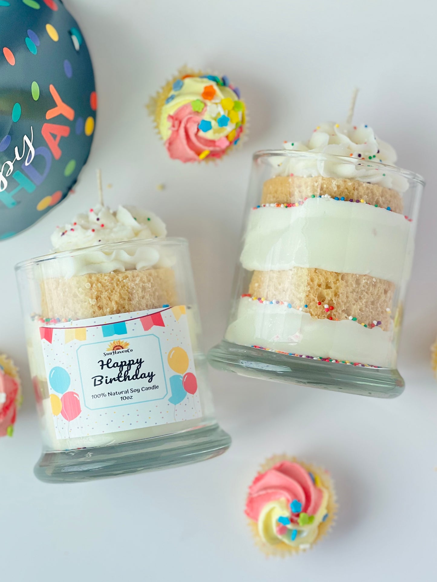 Birthday Cake Dessert Candle - SunHavenCo