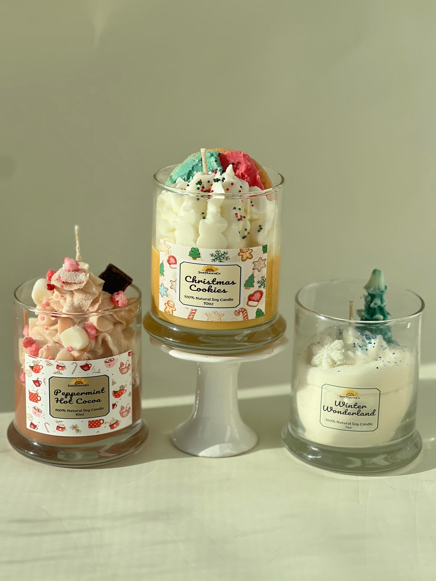 Winter Wonderland Dessert Christmas Candle - SunHavenCo