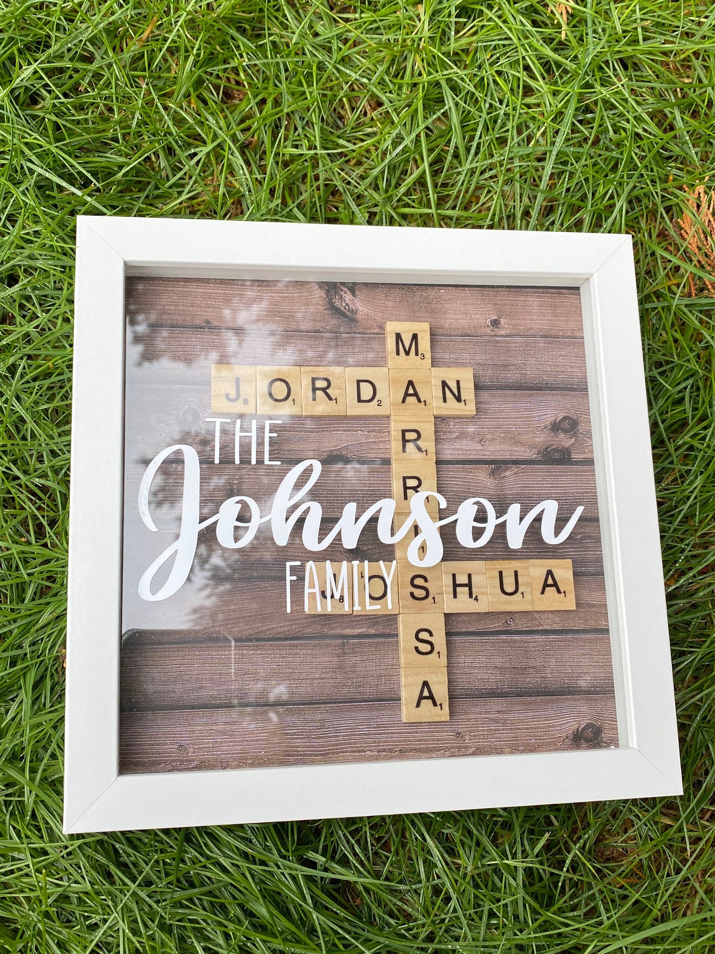 Scrabble Tile Shadowbox - SunHavenCo