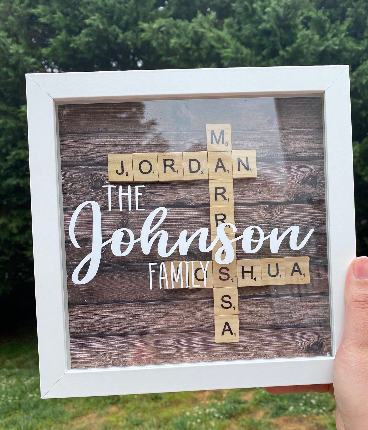 Scrabble Tile Shadowbox - SunHavenCo
