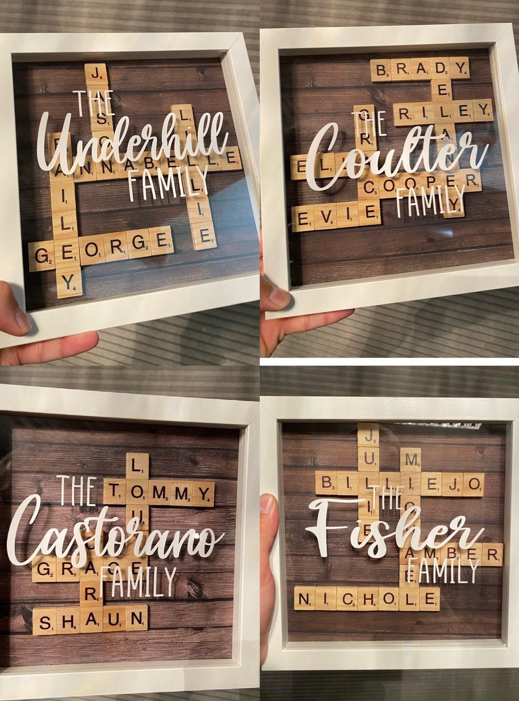 Scrabble Tile Shadowbox - SunHavenCo