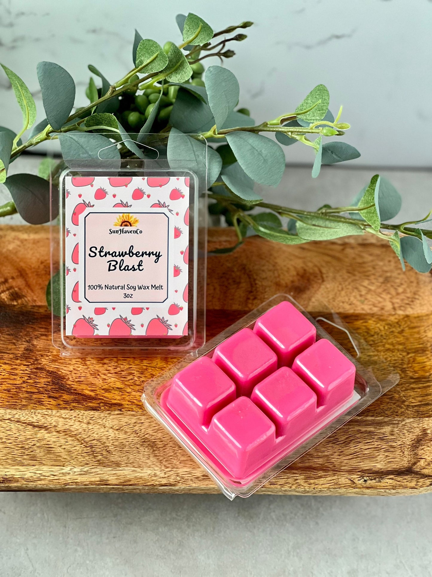 Strawberry Blast Wax Melts - SunHavenCo