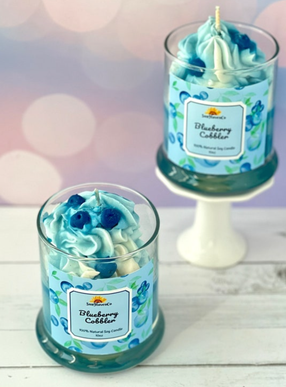Blueberry Cobbler Soy Candle - SunHavenCo