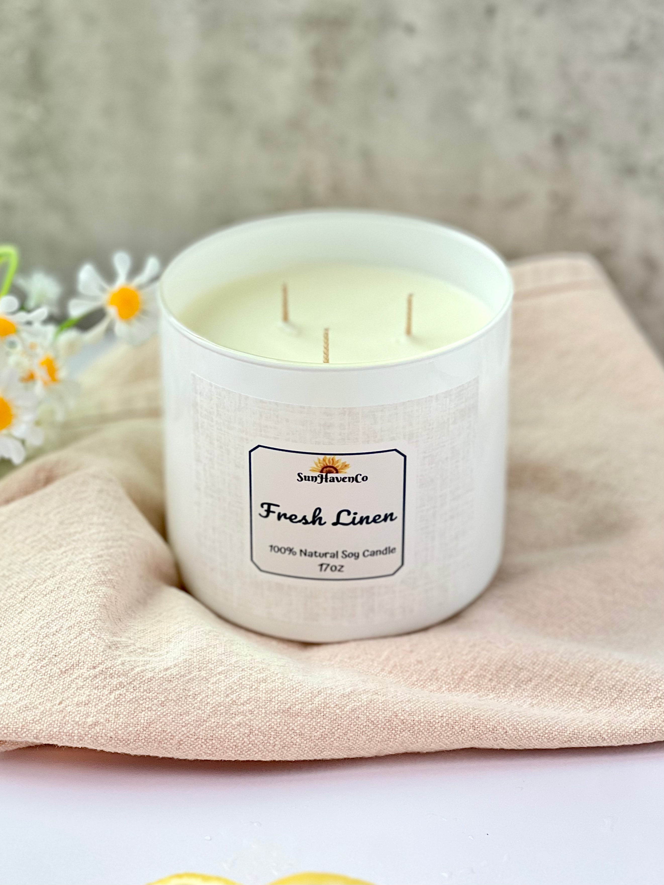 Sunshine triple wick soy candle- best scented soy candles
