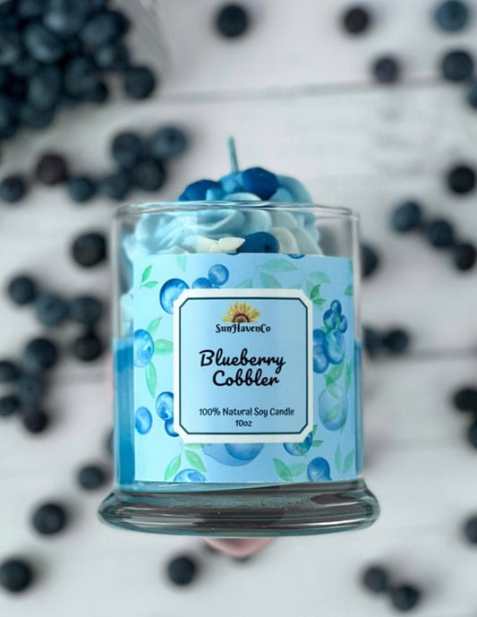 Blueberry Cobbler Soy Candle - SunHavenCo