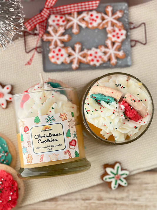 Christmas Cookies Dessert Christmas Candle - SunHavenCo