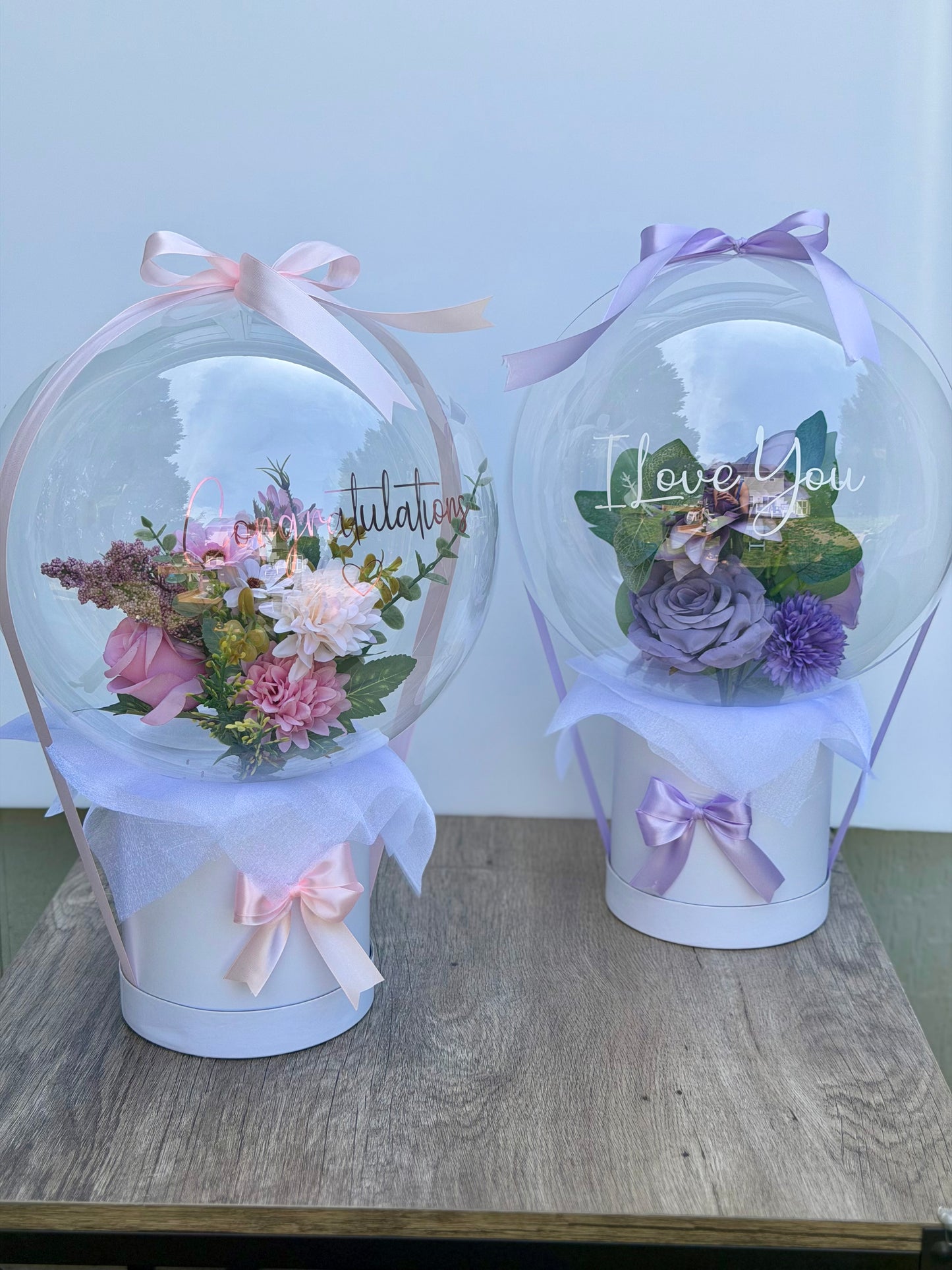 LOCAL DE PICK UP - Personalized Balloon Flower Bouquet. - SunHavenCo