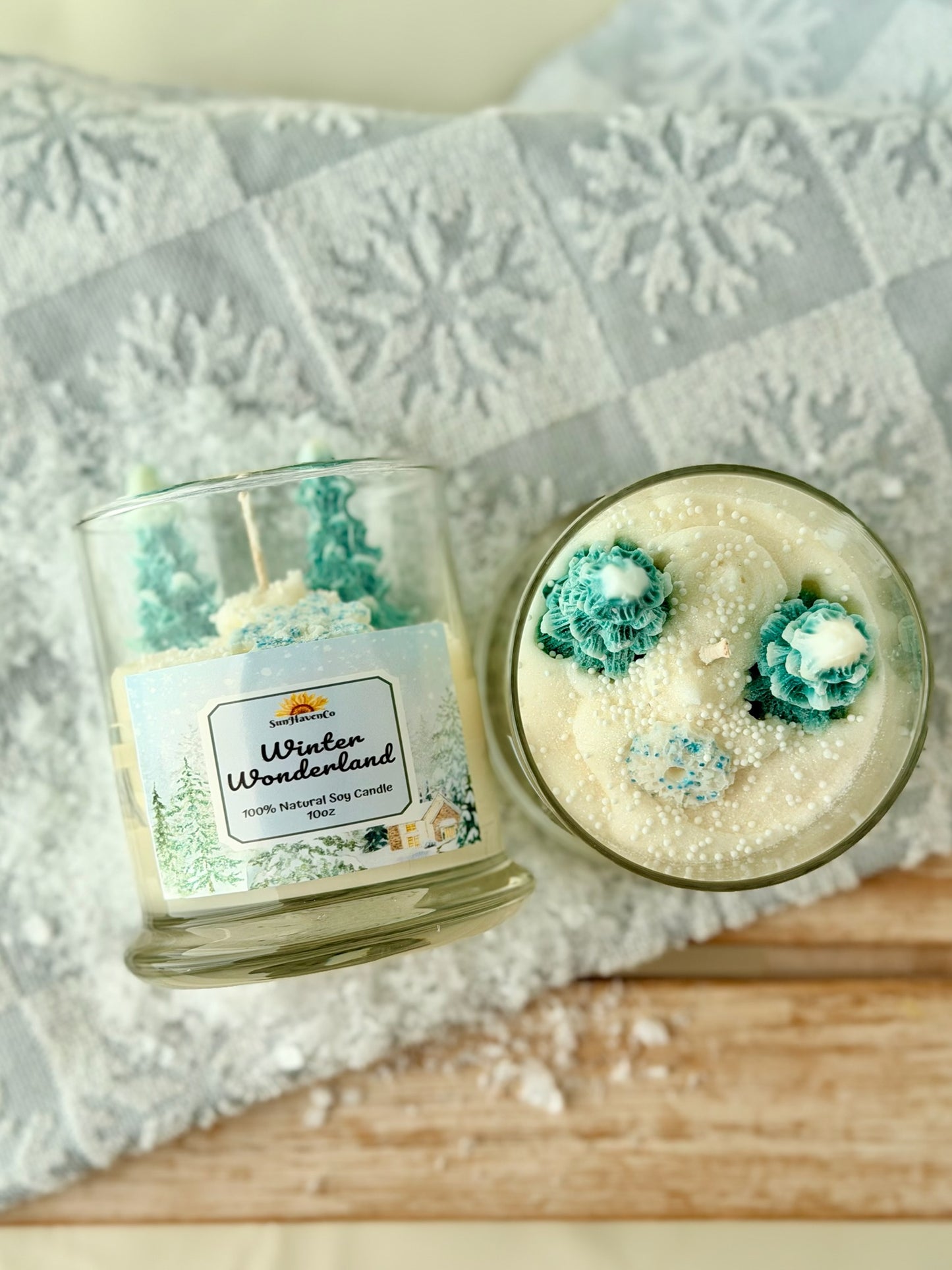 Winter Wonderland Dessert Christmas Candle