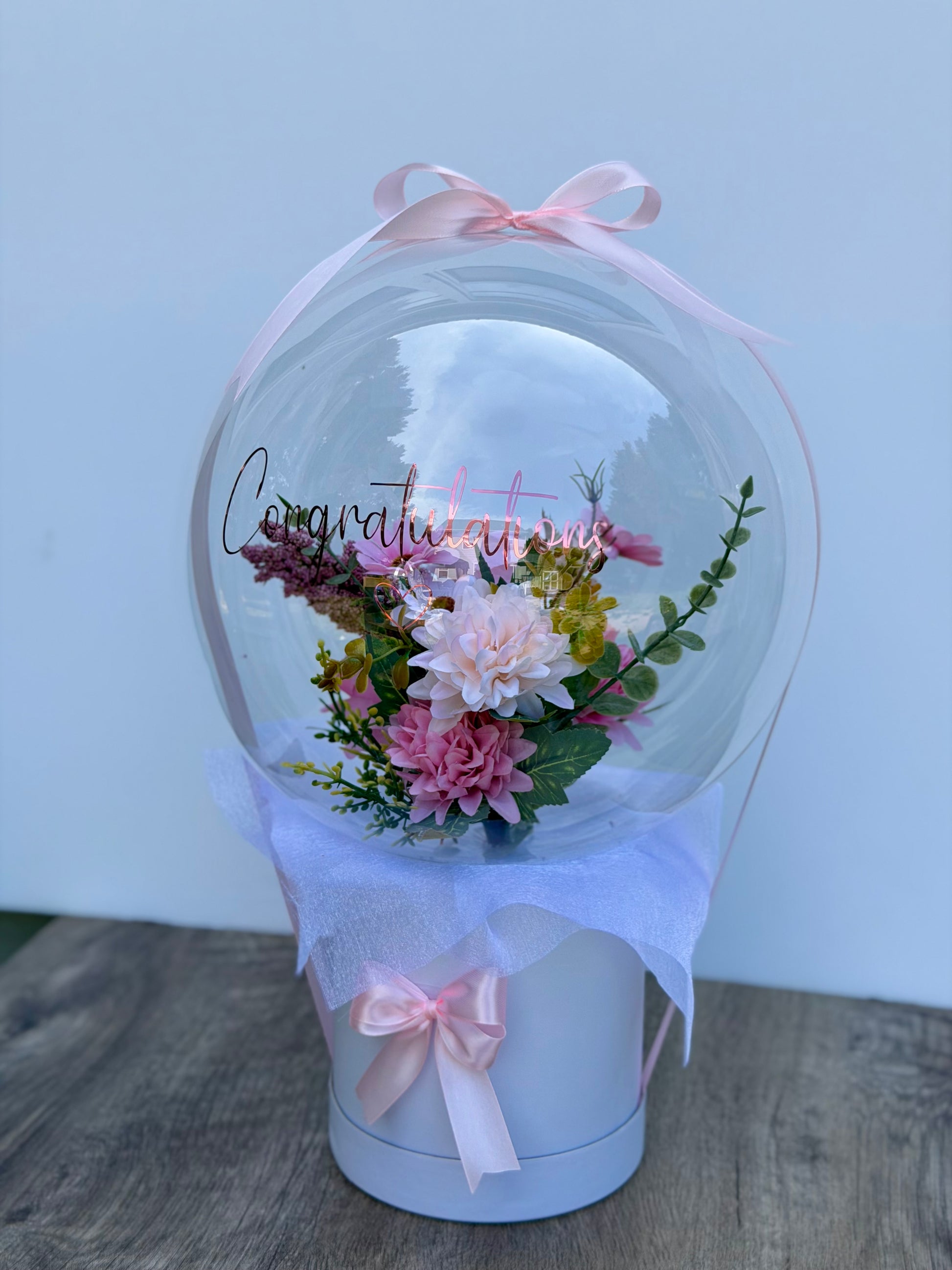 LOCAL DE PICK UP - Personalized Balloon Flower Bouquet. - SunHavenCo