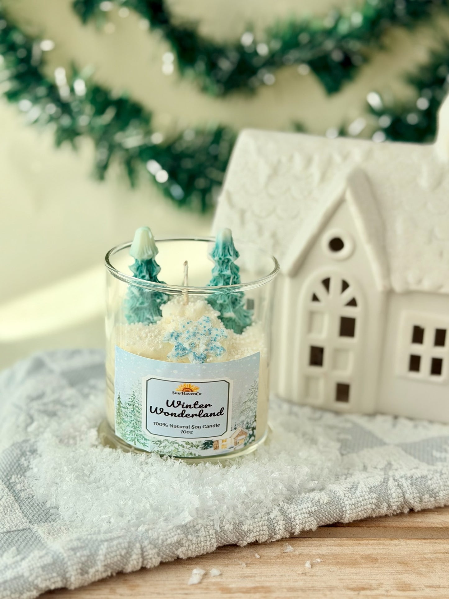 Winter Wonderland Dessert Christmas Candle