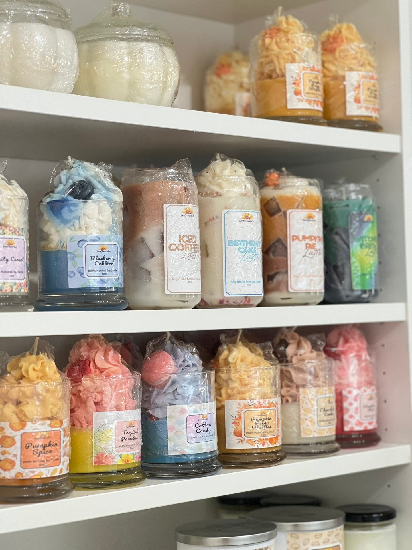 Christmas Dessert Candle Gift Set, Dessert Candle Sampler Set, Whipped Soy Candles, Candle Gifts, Winter Scented Candles. Christmas Candles