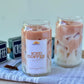 Iced Coffee Candle, Drink Candle, Iced Latte Drink Candle, Soy Wax Candle, Dessert Candle, Natural Soy Candle