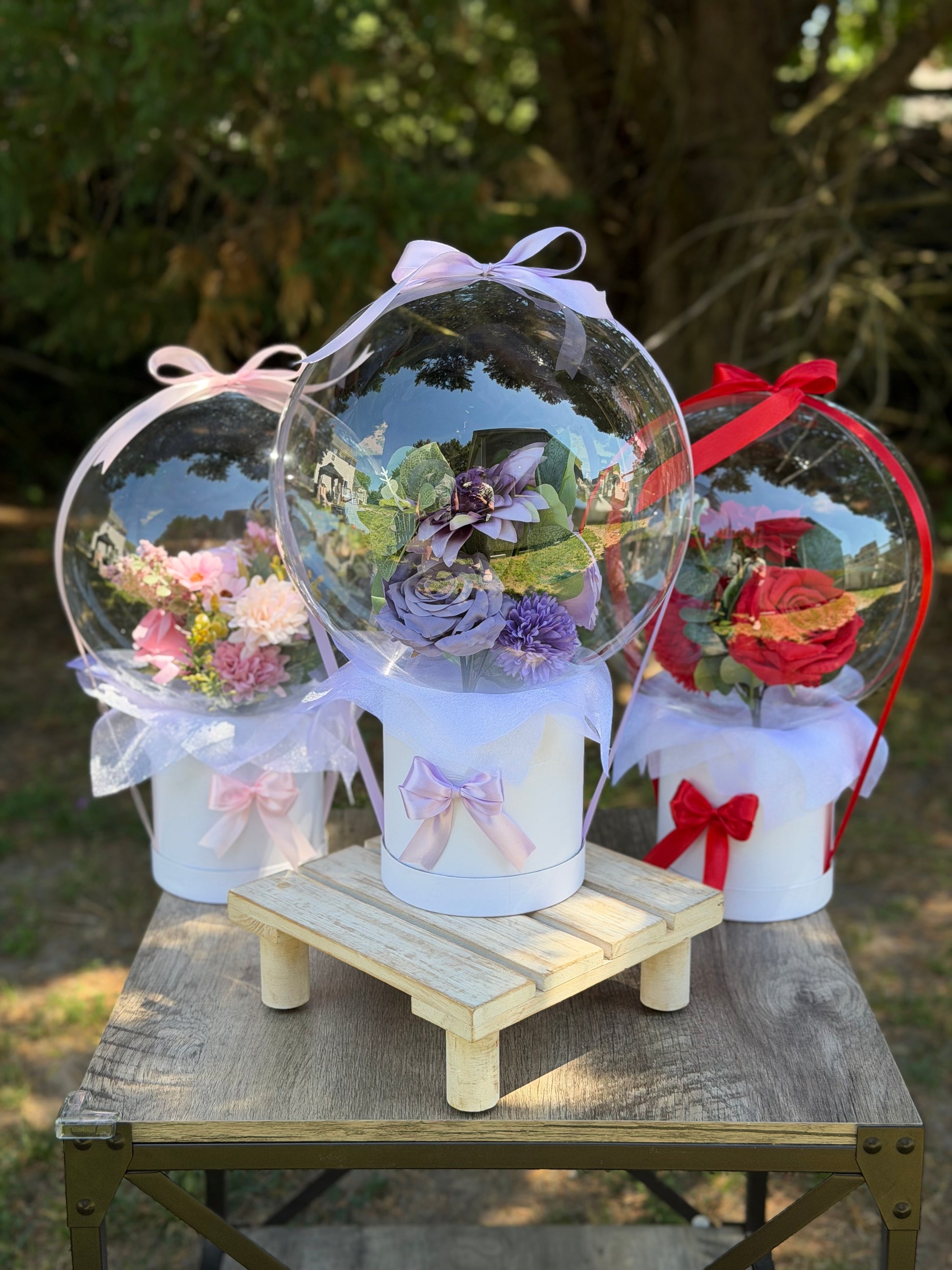 LOCAL DE PICK UP - Personalized Balloon Flower Bouquet. - SunHavenCo
