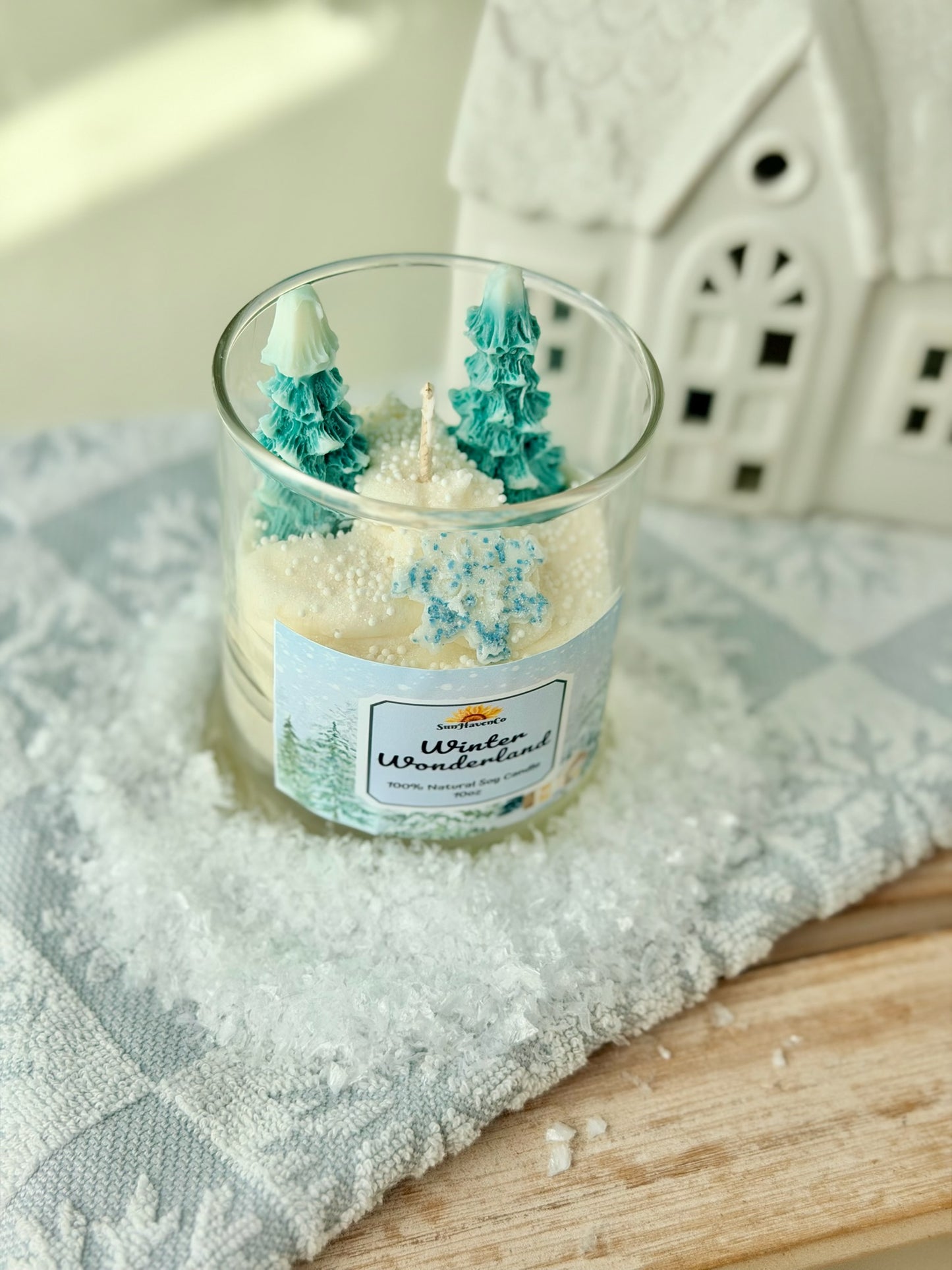 Winter Wonderland Dessert Christmas Candle