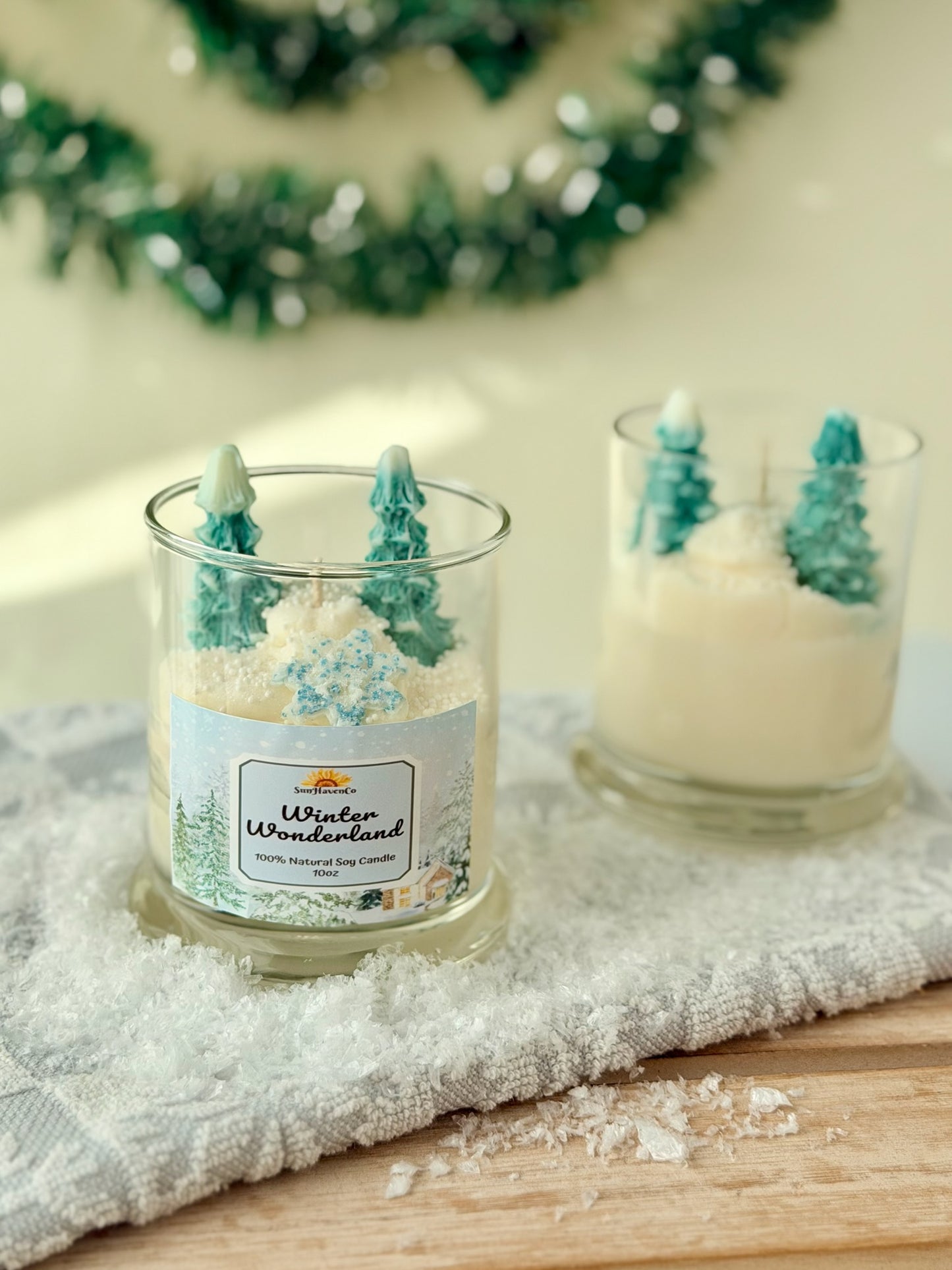 Winter Wonderland Dessert Christmas Candle
