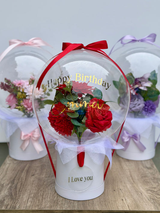 LOCAL DE PICK UP - Personalized Balloon Flower Bouquet. - SunHavenCo
