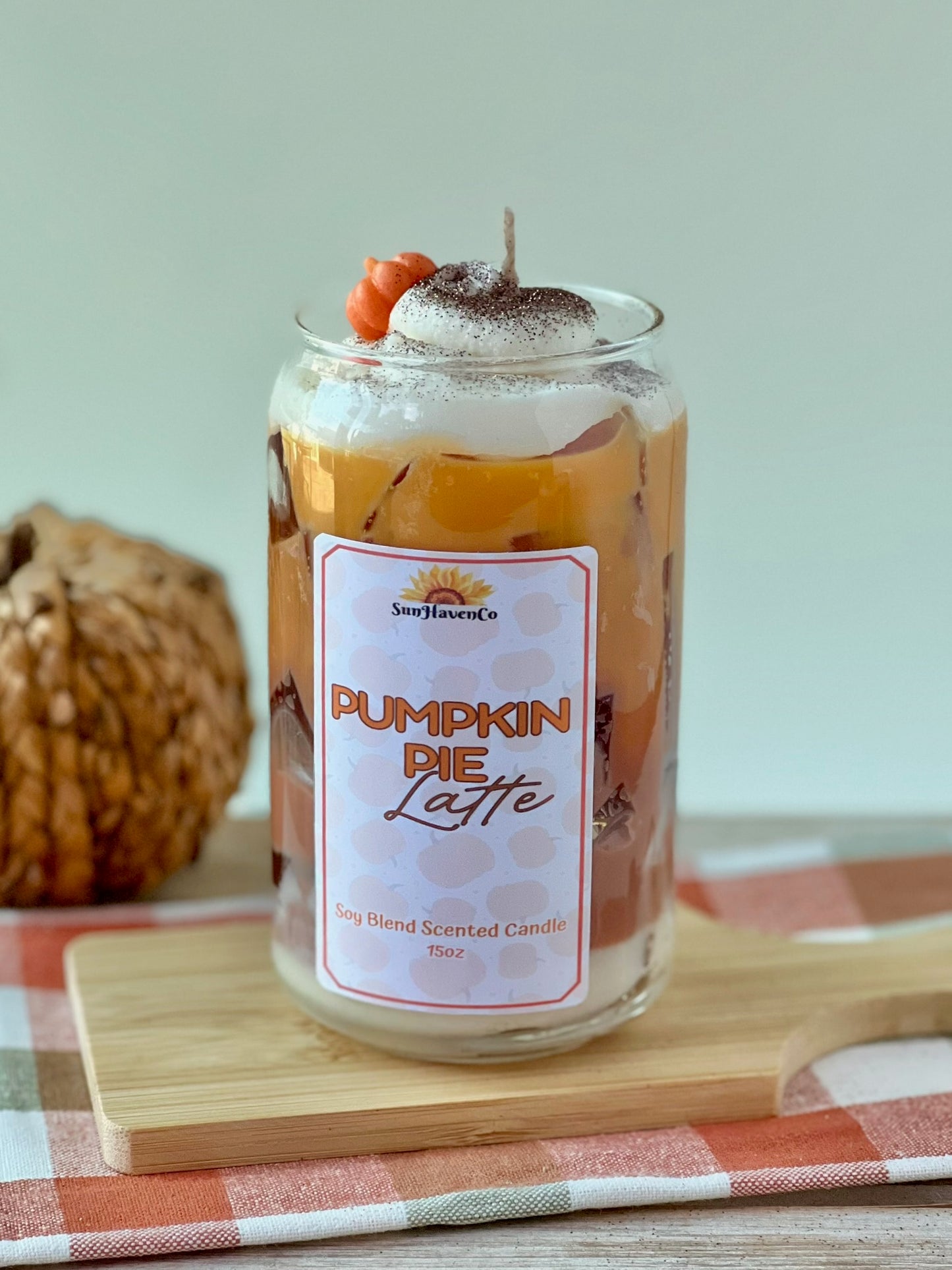 Pumpkin Pie Latte Candle