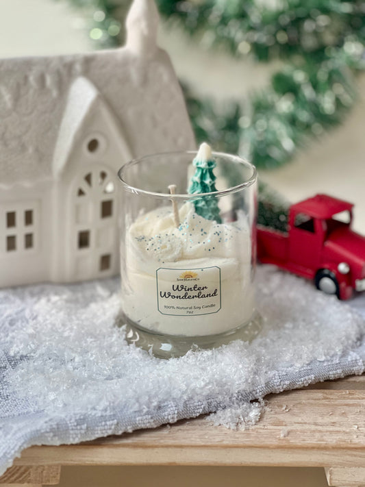 Winter Wonderland Dessert Christmas Candle