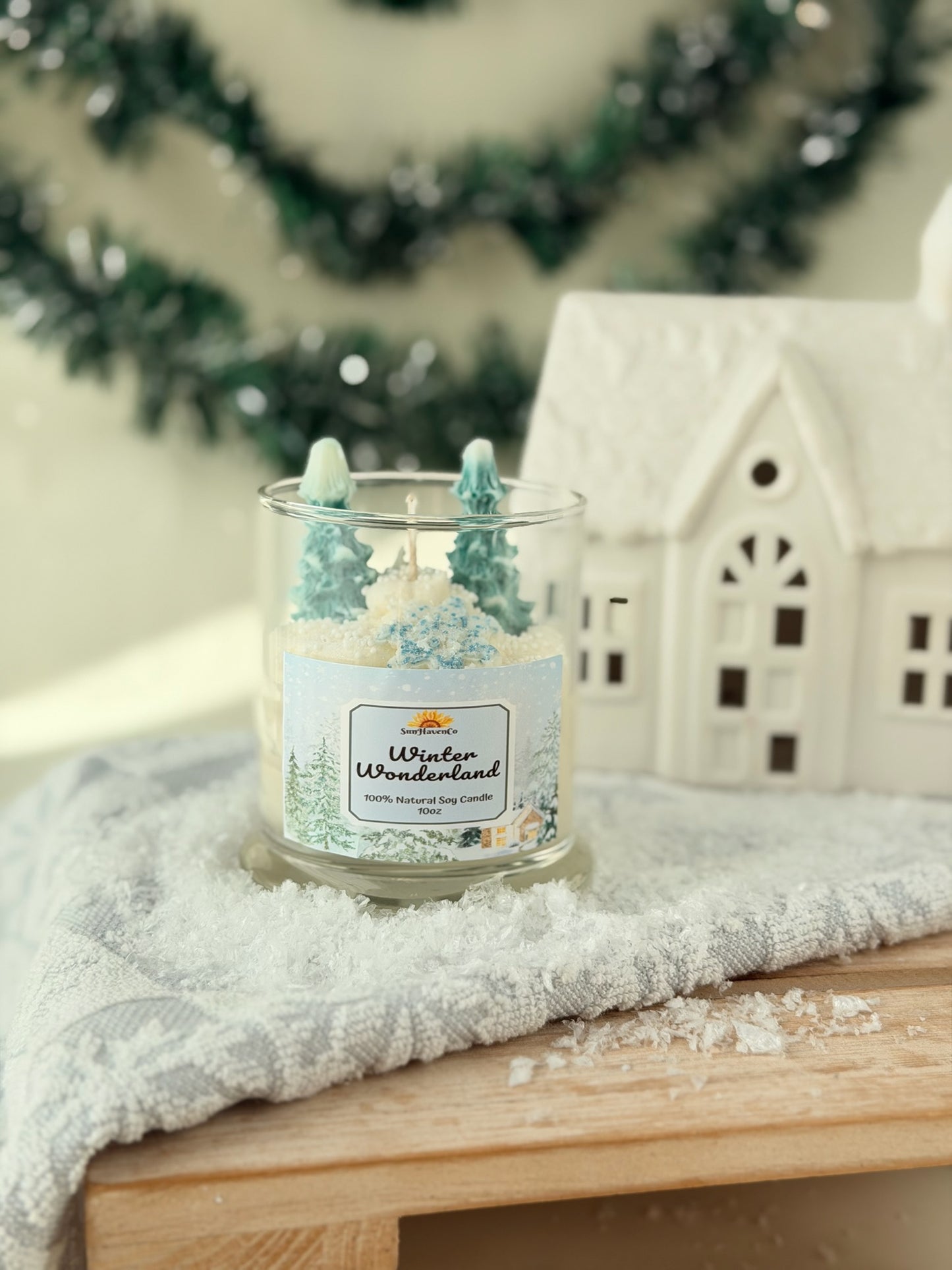 Winter Wonderland Dessert Christmas Candle