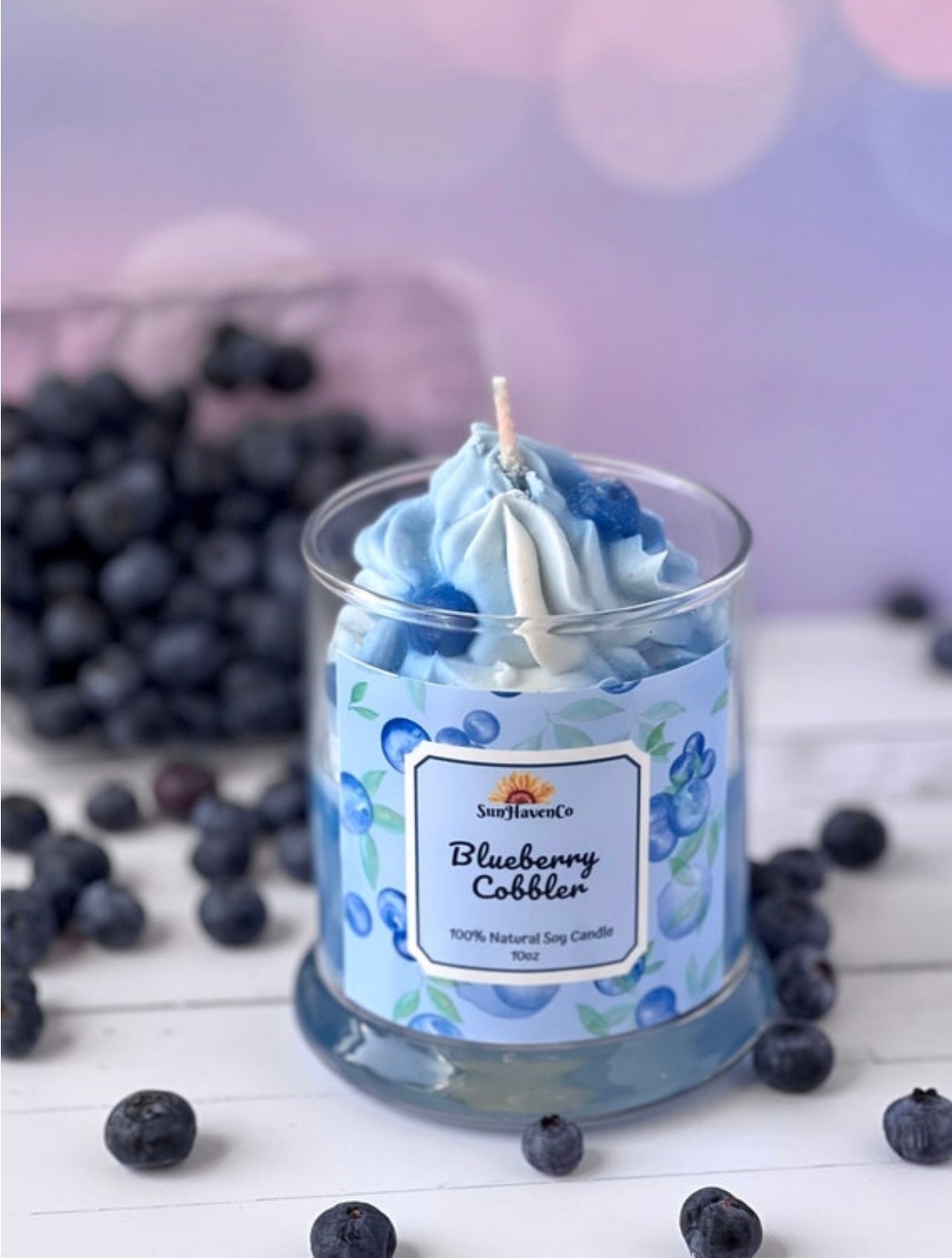 Blueberry Cobbler Soy Candle – SunHavenCo